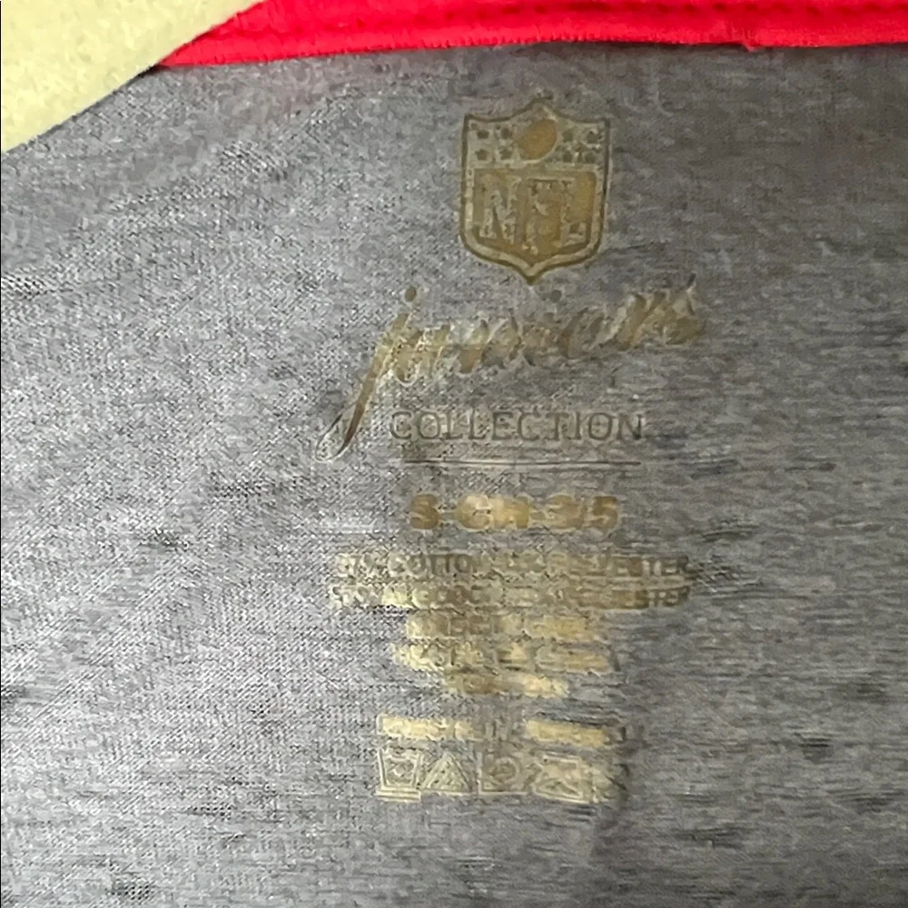 NFL Gray and Blue Buffalo Bills Football Tee - Picture 4 of 4